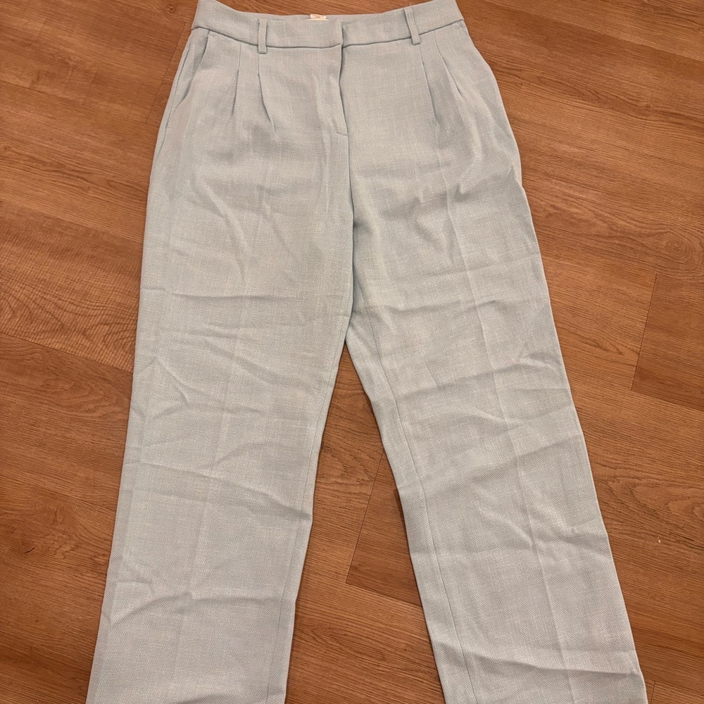 Light blue trousers